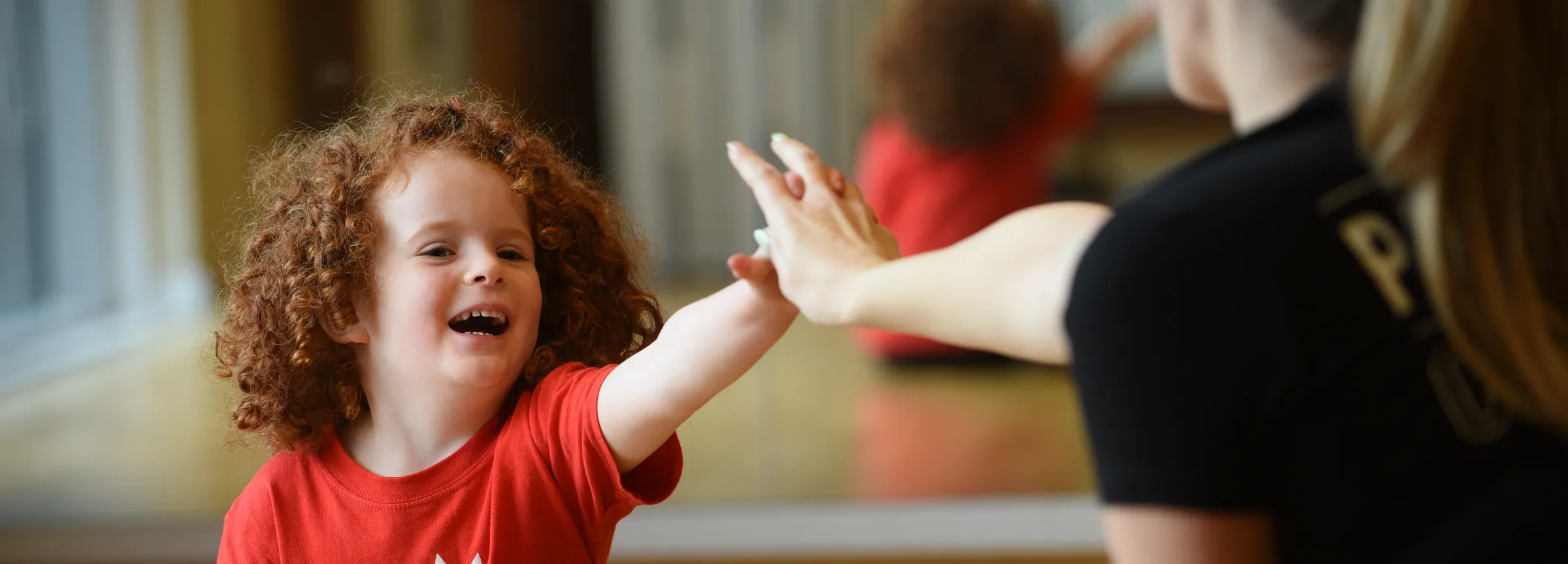 children gaining confidence in drama school